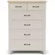 Glenndale Aged White Panel Bedroom Set