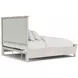 Glenndale Aged White Queen Panel Bed