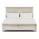 Glenndale Aged White Queen Panel Bed