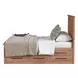Oak Park Taupe Queen Captain's Storage Panel Bed