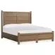 Plum Creek Sierra Brown California King Panel Bed