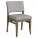 Flex Sandbar Oak and Gray Upholstered Side Chair Set of 2