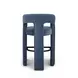 Malone Denim Blue Performance Fabric Upholstered Bar Stool