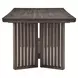 Kavanaugh Weathered Kona Brown Rectangular Trestle Dining Room Set