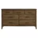 Andover Walnut 7 Drawer Dresser