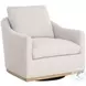 Corbin Effie Linen Swivel Lounge Chair