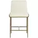 Corvin Geralt Linen Performance Fabric Counter Height Stool