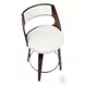 Cecina White 24 Counter Height Stool Set Of 2
