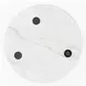 Madera White Round Guangxi Marble Top Small Spot Table