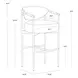 Cressida Ivanhoe Pine Upholstered Bar Stool