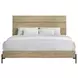 Newhall Vintage Oak Melamine King Panel Bed