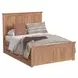 Oak Park Taupe Queen Storage Panel Bed with 9 Drawers