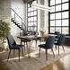Nature's Edge Chestnut and Blueberry Upholstered 7 Piece Dining Set