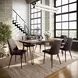 Nature's Edge Chestnut and Dark Brown 79" 7 Piece Dining Set
