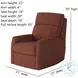 Mimi Berber Henna Wall Hugger Recliner