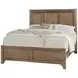 Cool Farmhouse Natural Worm King Panel Bed
