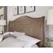 Cool Farmhouse Natural Worm King Sleigh Bed
