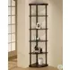 800279 Cappuccino Corner Bookcase