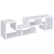 Velma White Convertible TV Console