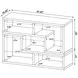 Velma White Convertible TV Console
