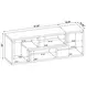 Velma White Convertible TV Console