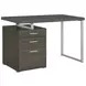 Brennan Weathered Gray Writing Desk