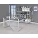 Hartford Chrome Writing Desk