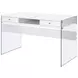Dobrev Gloss White Computer Desk