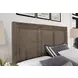 Cool Farmhouse Natural worm Gray King Panel Bed