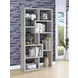 Theo Grey Driftwood 10 Shelf Bookcase