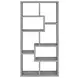 Theo Grey Driftwood 10 Shelf Bookcase