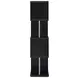 Baxter Black And Chrome Bookcase