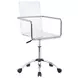 Amaturo Clear Acrylic Adjustable Office Chair