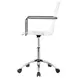 Amaturo Clear Acrylic Adjustable Office Chair