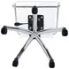 Amaturo Clear Acrylic Adjustable Office Chair