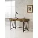 Analiese Antique Nutmeg and Black Writing Desk