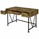 Analiese Antique Nutmeg and Black Writing Desk