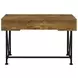 Analiese Antique Nutmeg and Black Writing Desk
