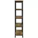 Analiese Antique Nutmeg and Black Bookcase