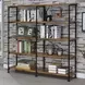 Analiese Antique Nutmeg and Black Large Bookcase