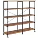 Analiese Antique Nutmeg and Black Large Bookcase