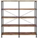 Analiese Antique Nutmeg and Black Large Bookcase