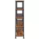 Analiese Antique Nutmeg and Black Large Bookcase