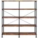 Analiese Antique Nutmeg and Black Large Bookcase