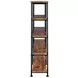 Analiese Antique Nutmeg and Black Large Bookcase