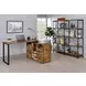 Analiese Antique Nutmeg and Black Large Bookcase
