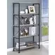 Analiese Gray Driftwood and Black 30" Bookcase