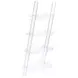 Amaturo Clear Acrylic Bookcase