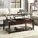Malachi Walnut Rectangular Lift Top Cocktail Table