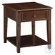 Malachi Walnut Square End Table